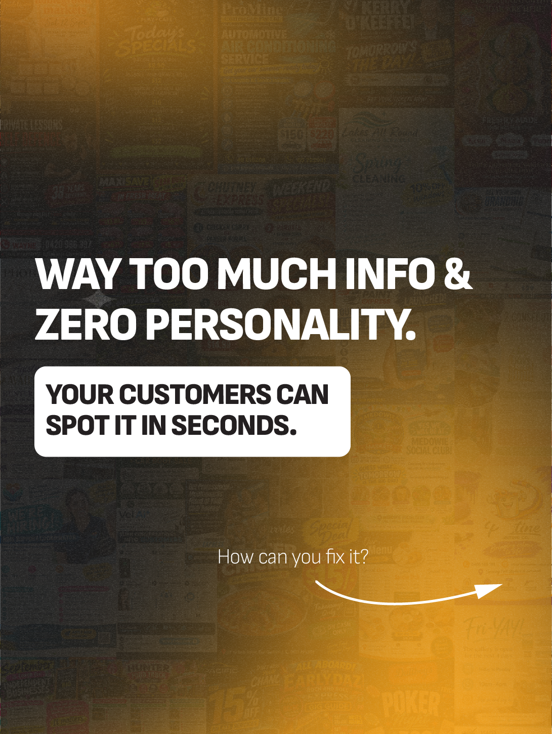 Zero personality vs customer realisation Zero personality vs customer realisation